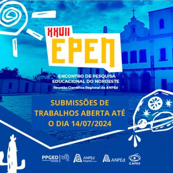 Participe do XXVII Encontro de Pesquisa Educacional do Nordeste (EPEN) – PPGE